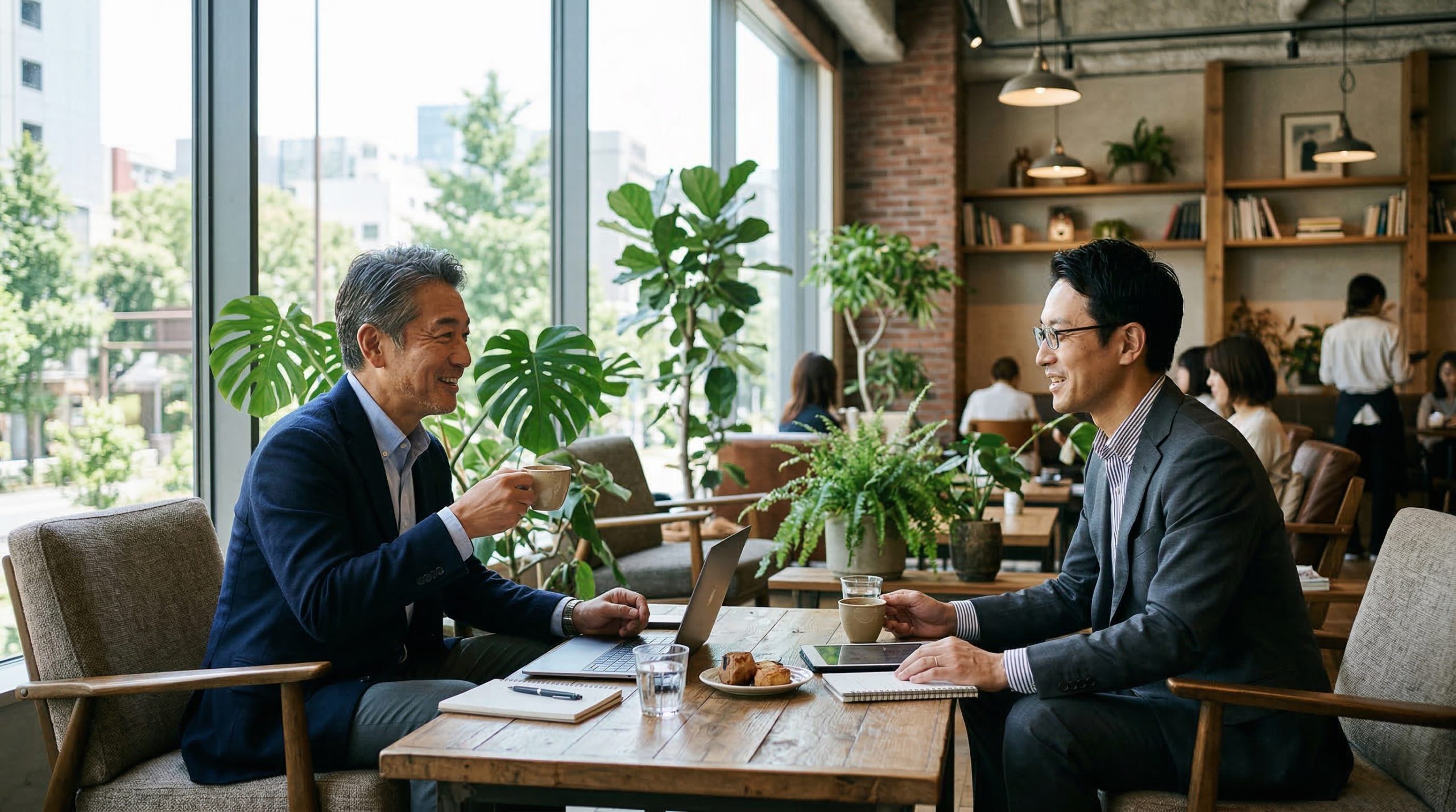 経営者との対話シーン