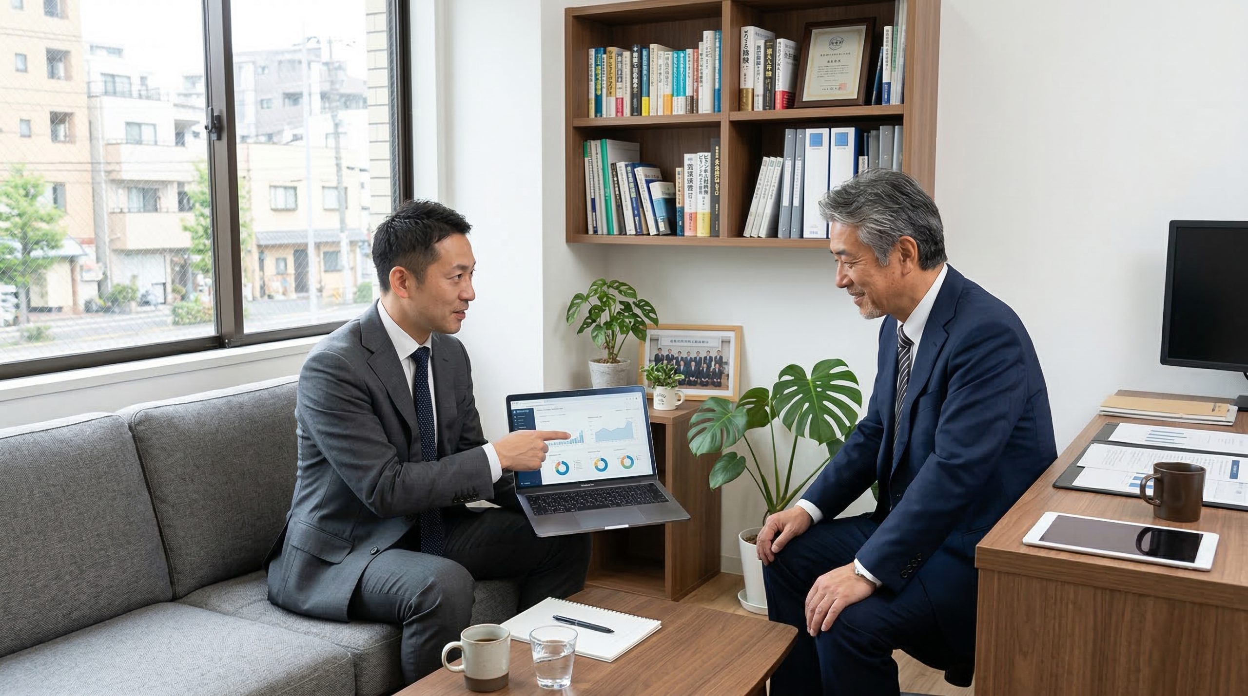 経営者との対話シーン