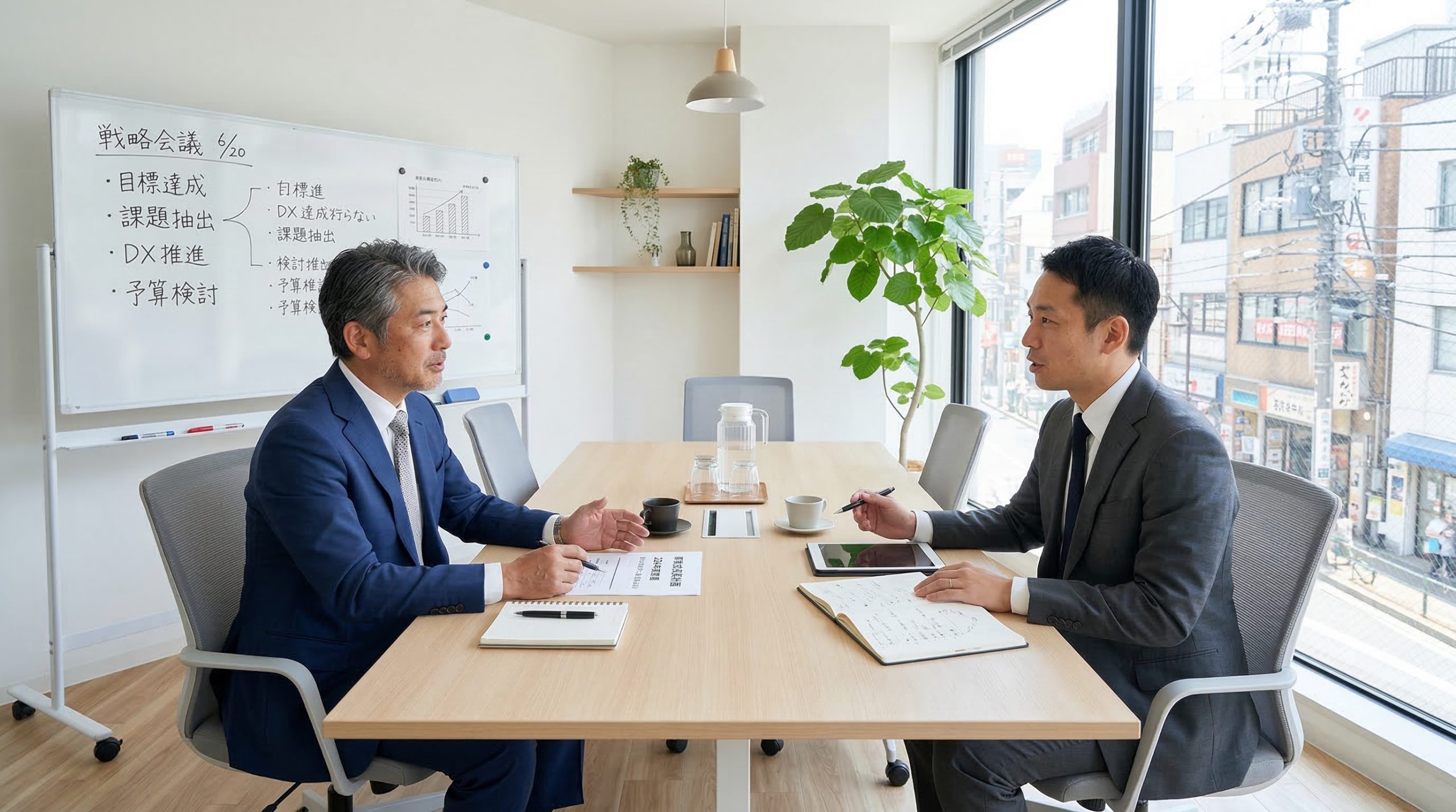 経営者との対話シーン